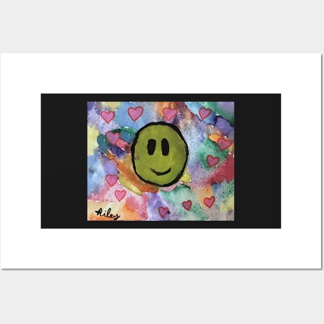 Smiling Love by Riley Wall Art by Artladyjen